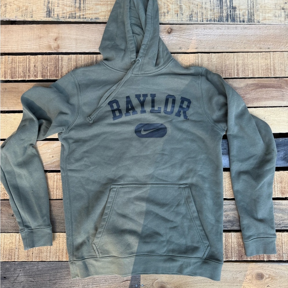 Nike Baylor Men's Hoodie in Olive